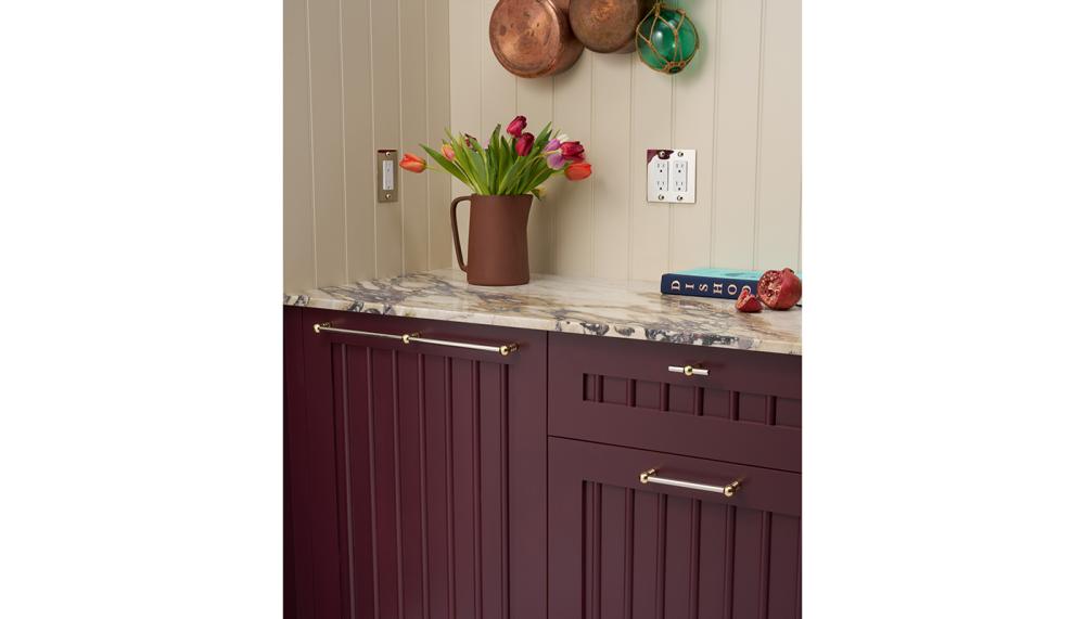 Ebsen mixed metal handle collection by Plank Hardware